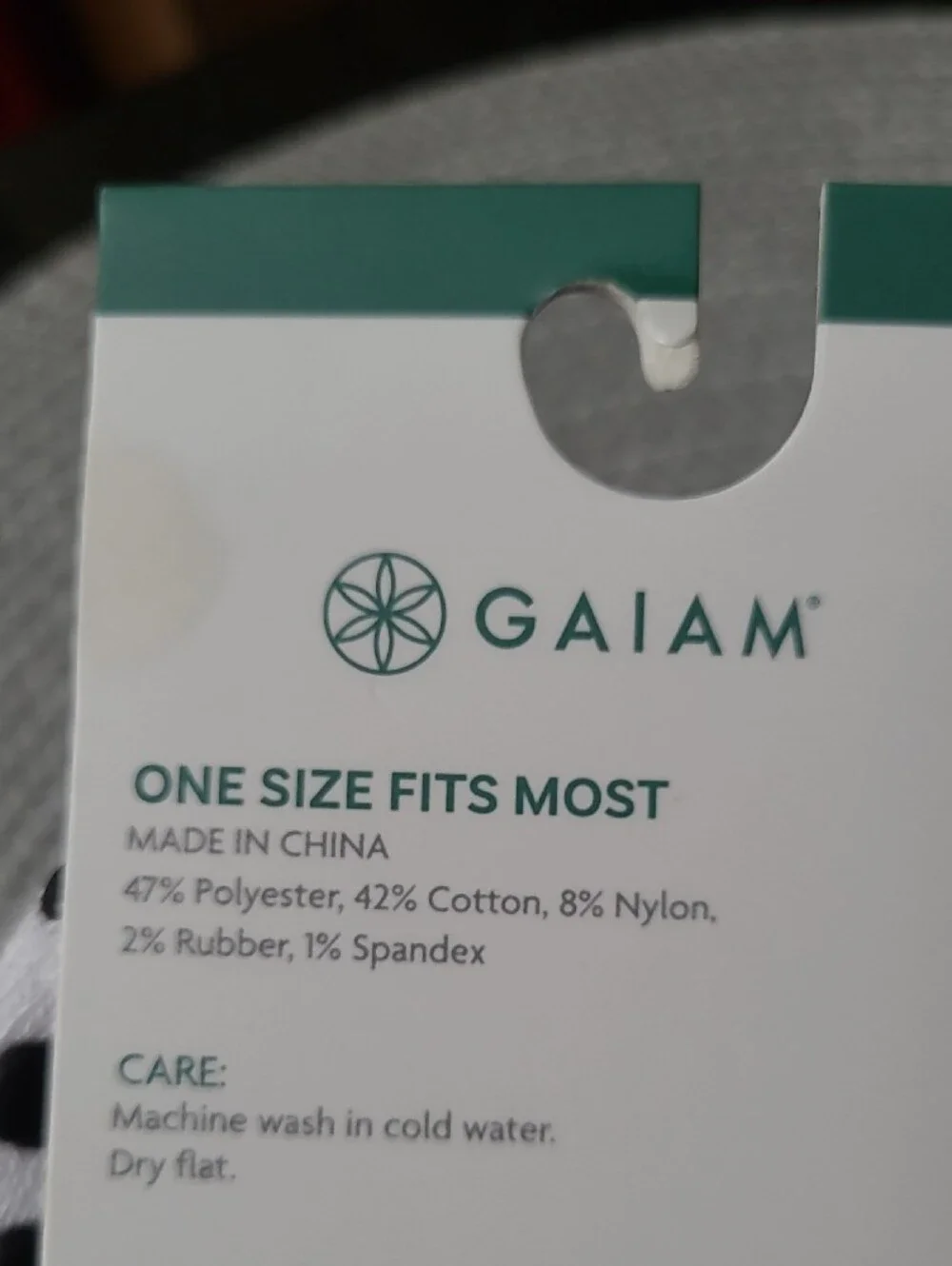 GAIAM Grippy Crew Socks
